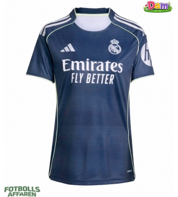 Real Madrid Bortatröja Kvinnor 2025-26 Kortärmad